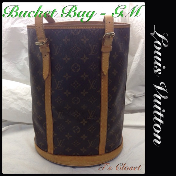 💠AUTHENTIC  Louis Vuitton Monogram Bucket GM 💠