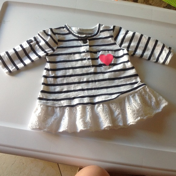 Carter's baby girl striped shirt
