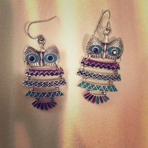 Owl earrings