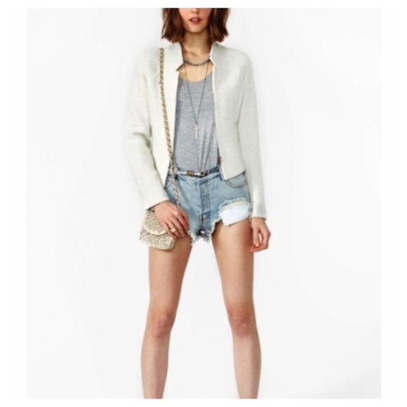 Cream Tweed Jacket