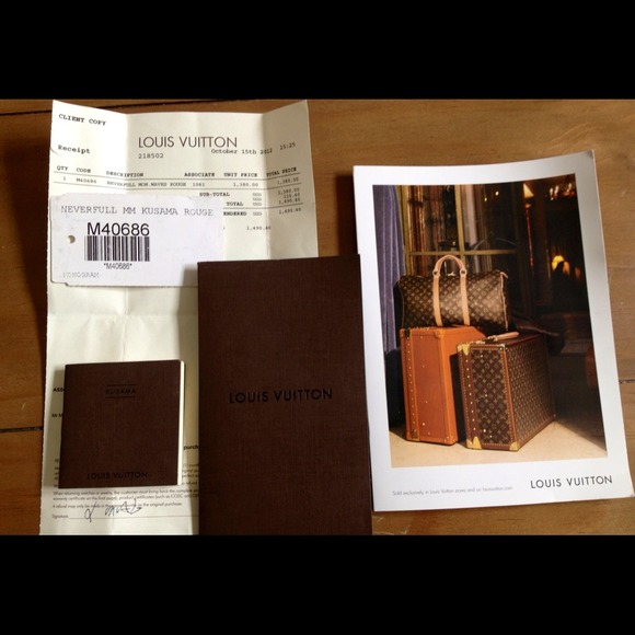 SOLD Louis Vuitton Yayoi Kusama Neverfull Red Bag - Picture 2 of 4