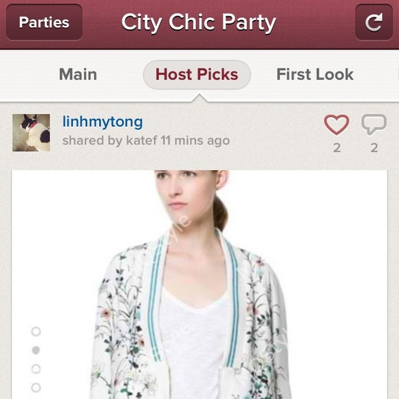 ❌SOLD❌HOST PICKED PRINTED BOMBER