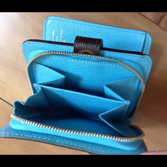 SOLD Louis Vuitton Groom Blue Monogram Wallet - Picture 4 of 4