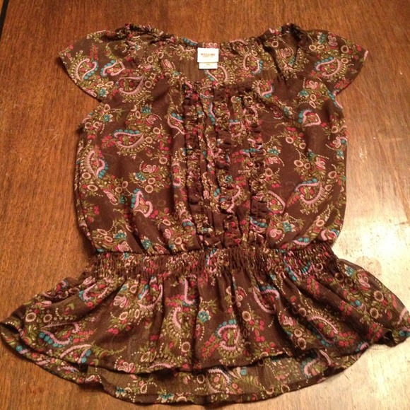 Mossimo Blouse with Slip - Picture 3 of 4