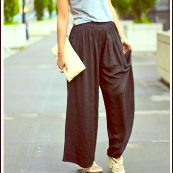 Zara Wide-Leg Palazzo Pants
