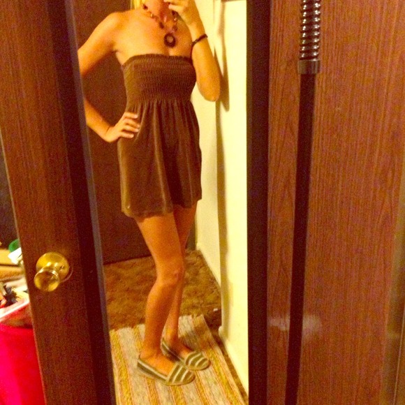 Strapless top