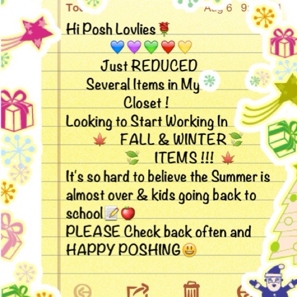 Reduced Items and New Items Coming 😃