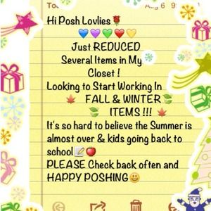 Reduced Items and New Items Coming 😃