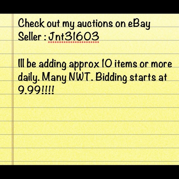 eBay user Id Jnt31603