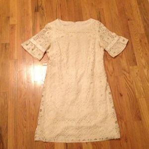 White lace dress