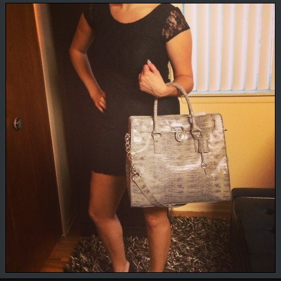 Black lace dress