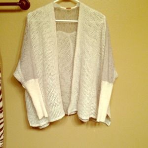 Free people neutral cardigan
