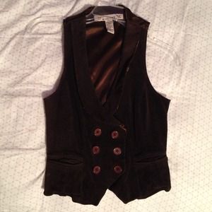 Chocolate Velvet Vest