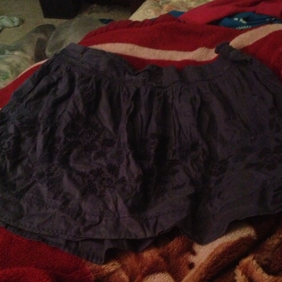 American eagle blue with emb flowers !