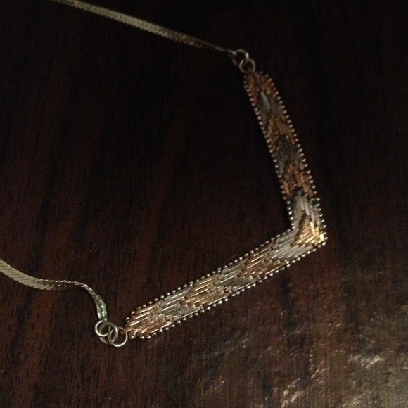 Gold and silver milor necklace - Picture 1 of 2