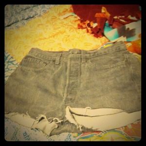 High waisted vintage Levi's shorts