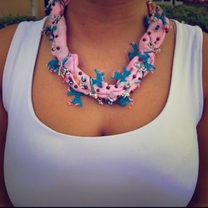 Scarf necklace
