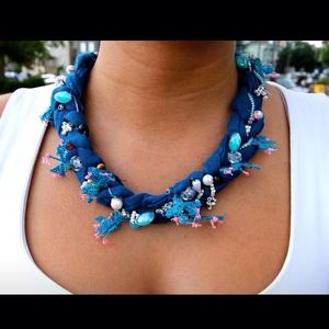 Scarf necklace