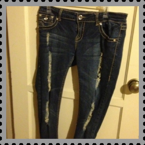 Rip skinny jean