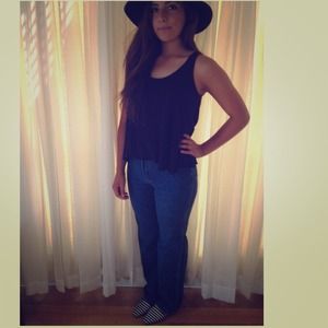 1970s High Waist Bell Bottoms