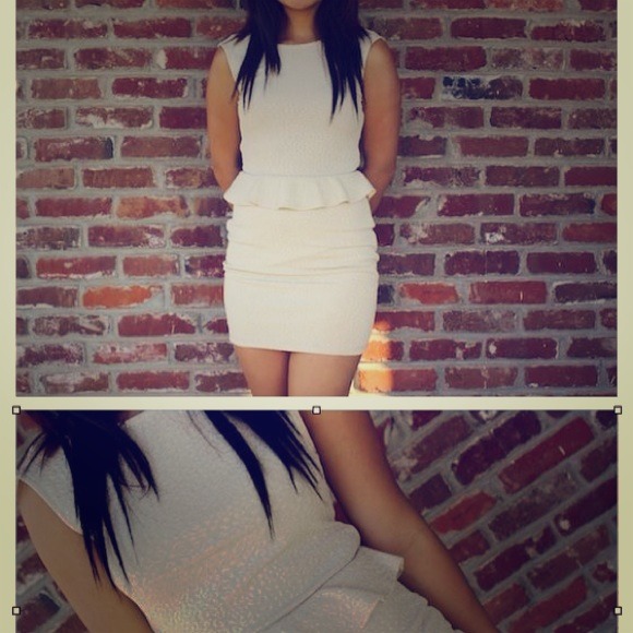 Cream sparkle dress! - Picture 1 of 1