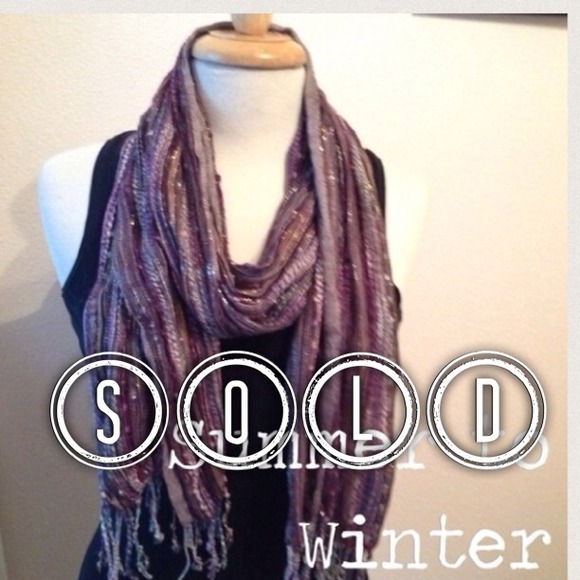 Accessories - 🍇Bundled🍇Purple/Multi Color Sparkle Scarf