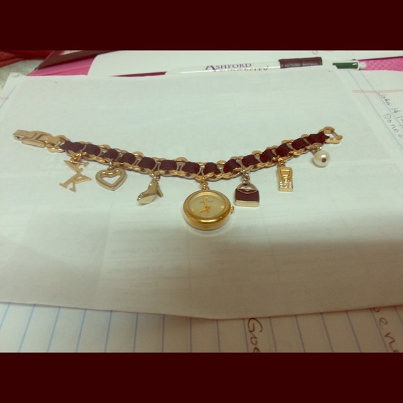 Anne Klein charm watch.