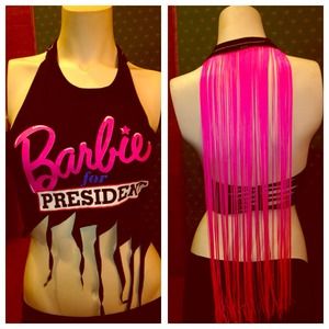 Barbie shirt with fringe
