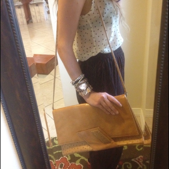 Vintage unique ostrich purse - Picture 4 of 8