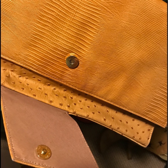 Vintage unique ostrich purse - Picture 5 of 8