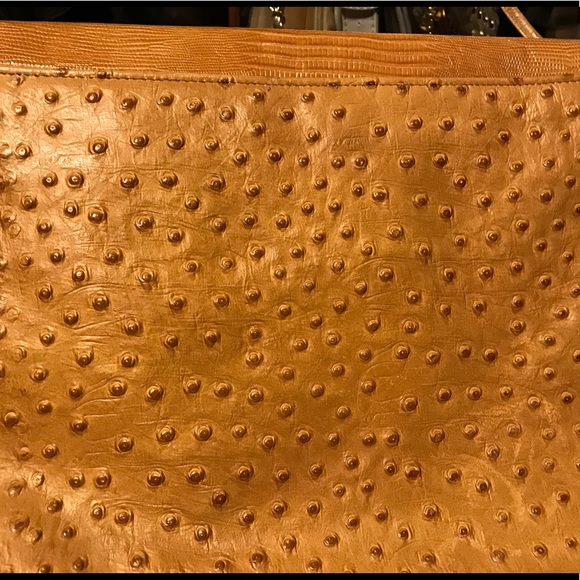 Vintage unique ostrich purse - Picture 6 of 8