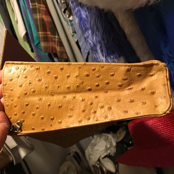 Vintage unique ostrich purse - Picture 7 of 8