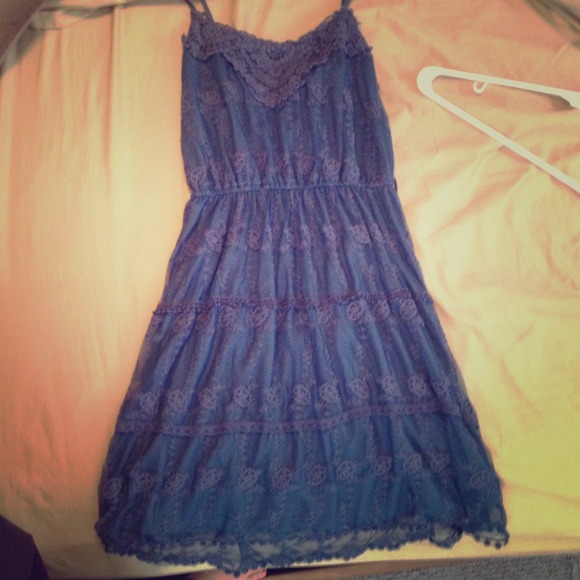 NWT:) Blue flower "vintage" dress