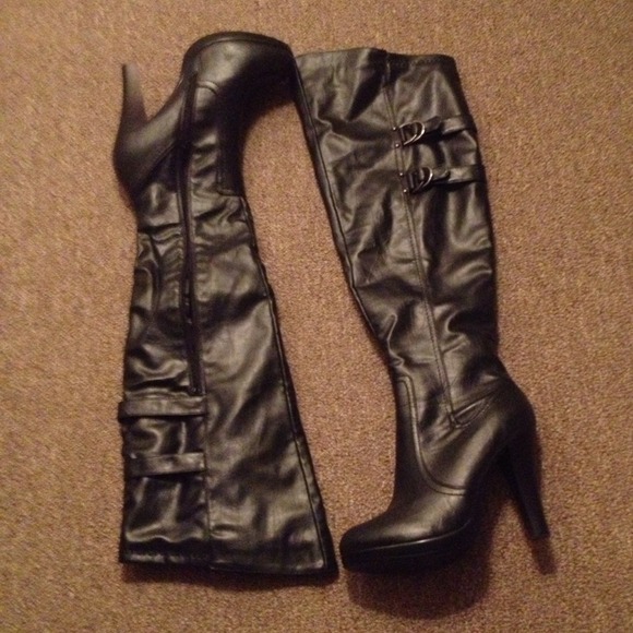 Knee length boots