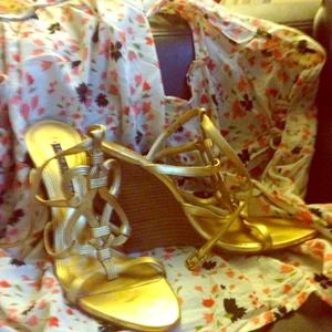 Ralph Lauren collection gorgeous wedge sandals