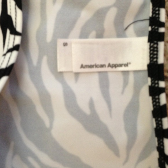 ❌SOLD❌ American Apparel zebra bikini bottom - Picture 3 of 3