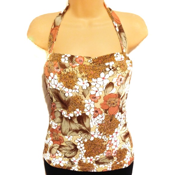 🚫SOLD🚫#115 The Limited Floral Halter Top