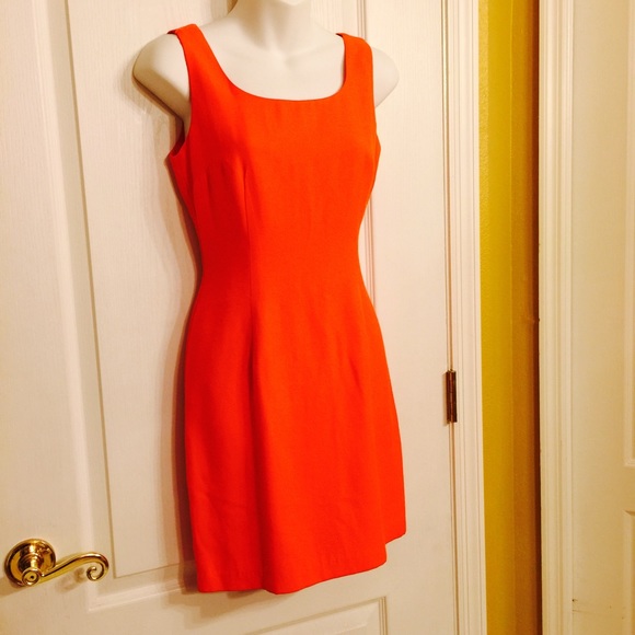 Orange dress.with lining.