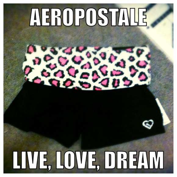 TRADED Aeropostale yoga shorts
