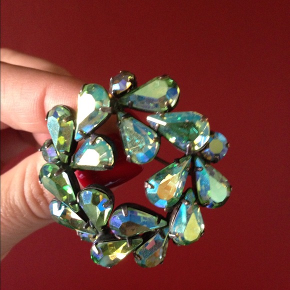 Bundle Vintage brooch and tiara brooch