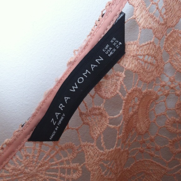 🎉BUNDLED for VERONICA🎉Zara nude lace dress - Picture 4 of 4