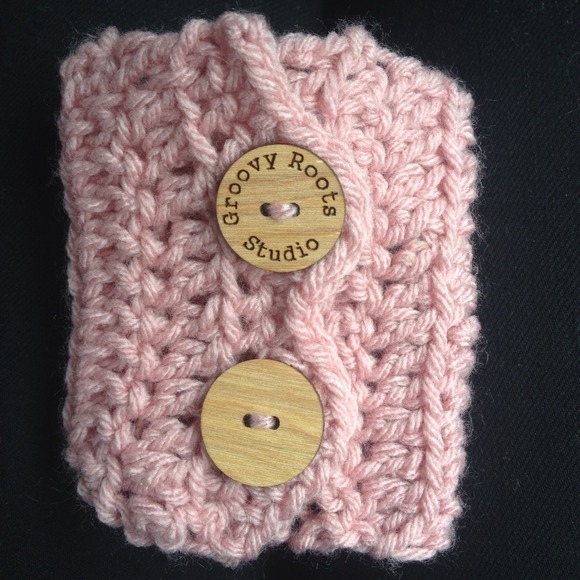 Hand crocheted coffee cup cozy! ☕