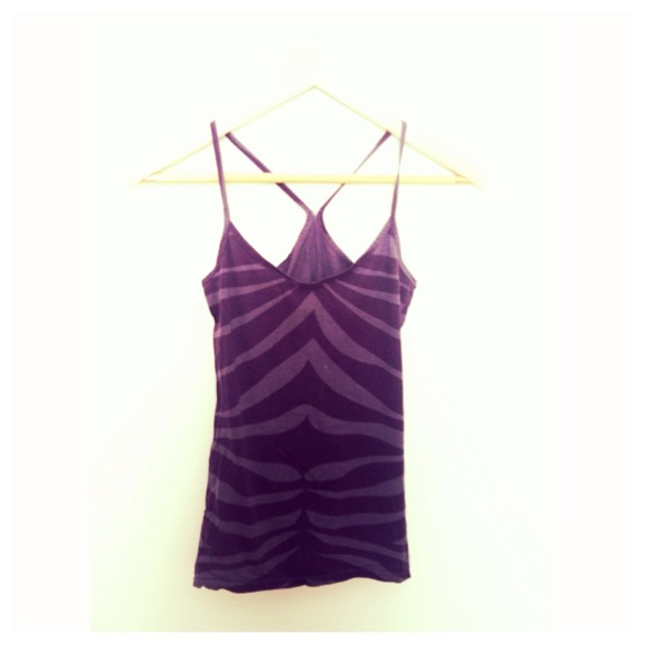 H&M Purple Zebra Tank