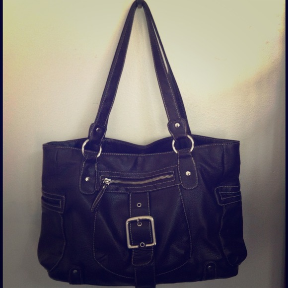 REDUCED! Large Dark Brown Multifunction Tote Purse