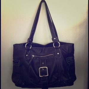 REDUCED! Large Dark Brown Multifunction Tote Purse