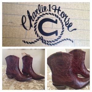 🌟Charlie 1 horse mahoganytriad Demi boots🌟 OBO