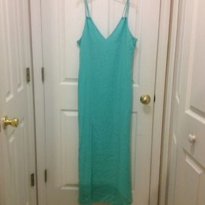SOLD IN BUNDLE!!!!! Mint maxi dress
