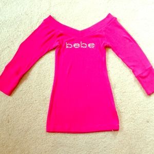 Pink bebe shirt
