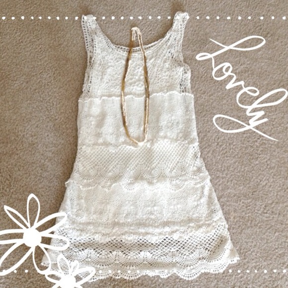 🎉 Reduced! Gorgeous crocheted festival dress