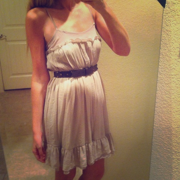 Tan dress